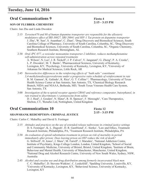 CPDD 78th Annual Scientific Meeting Program