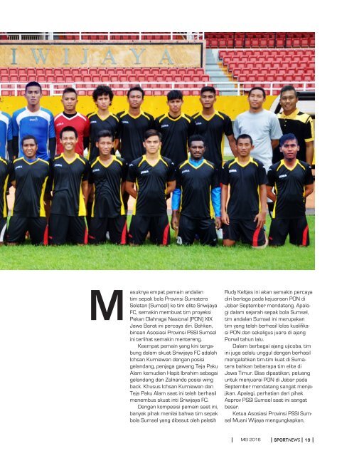 SPORT NEWS EDISI MEI