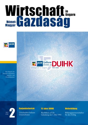 Die - Deutsch-Ungarische Industrie- und Handelskammer