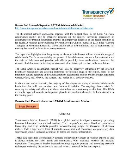 LATAM Adalimumab Market