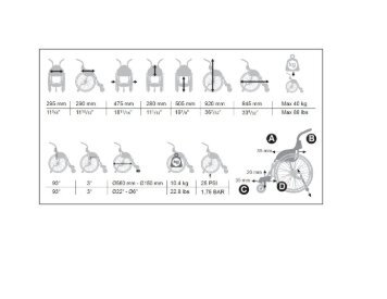 meassures  of the chair