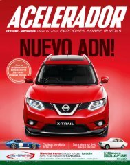 REVISTA ACELERADOR - MES DE OCTUBRE - NOVIEMBRE, EDICIÓN 15