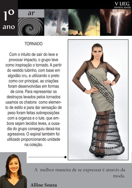 REVISTA 2012  UEG MOSTRA MODA