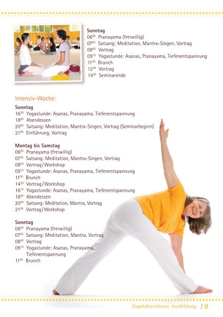 »Yogalehrer Ausbildung 2014«