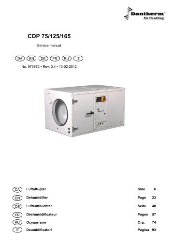 CDP 75/125/165 - Dantherm Air Handling AS