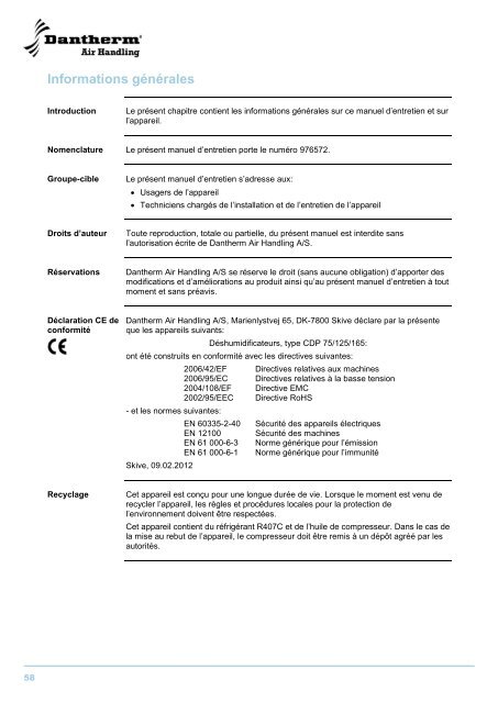 CDP 75/125/165 - Dantherm Air Handling AS