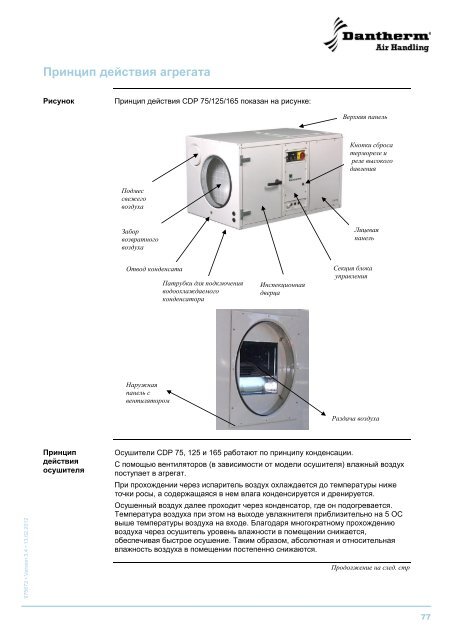 CDP 75/125/165 - Dantherm Air Handling AS