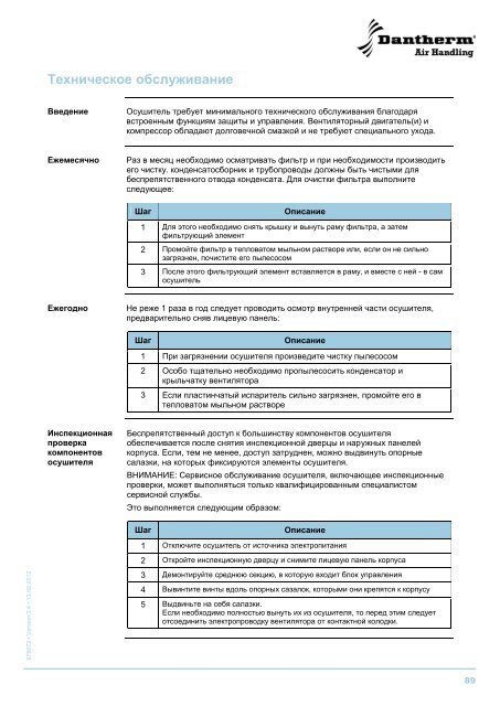 CDP 75/125/165 - Dantherm Air Handling AS