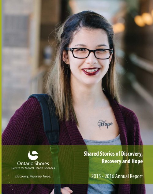 Recovery and Hope 2015 - 2016 Annual Report