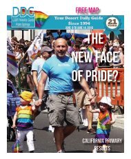 June 8, 2016 THIS WEEK!  The official guide to Gay Palm Springs for 21 years.