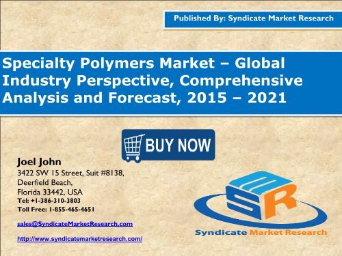 Specialty Polymers Market