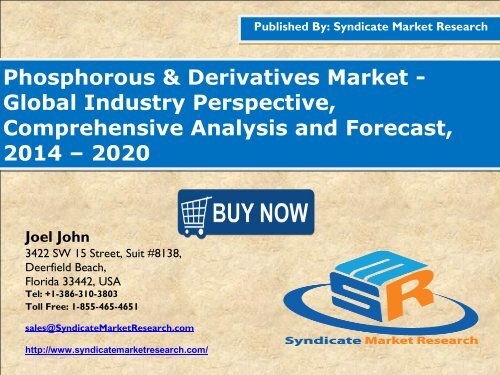 Phosphorous & Derivatives Market