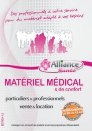 Catalogue Alliance Santé
