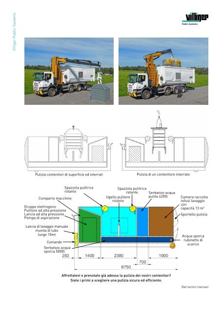 Mobile Reinigungsanlage Italiano