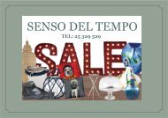 SENSO DEL TEMPO - GRAND SALE JUNE 2016