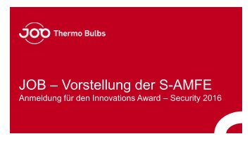 2016-Juni JOB GmbH - S-AMFE  SECURITY Award_1