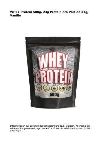 Whey-Protein-Vanille