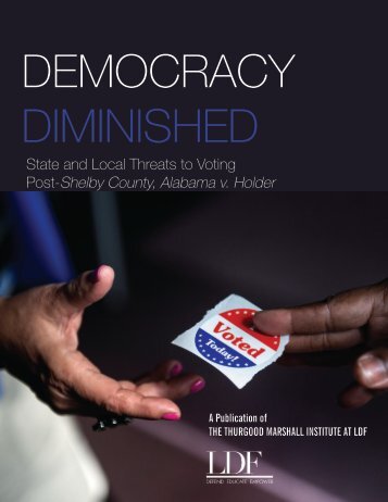 DEMOCRACY DIMINISHED