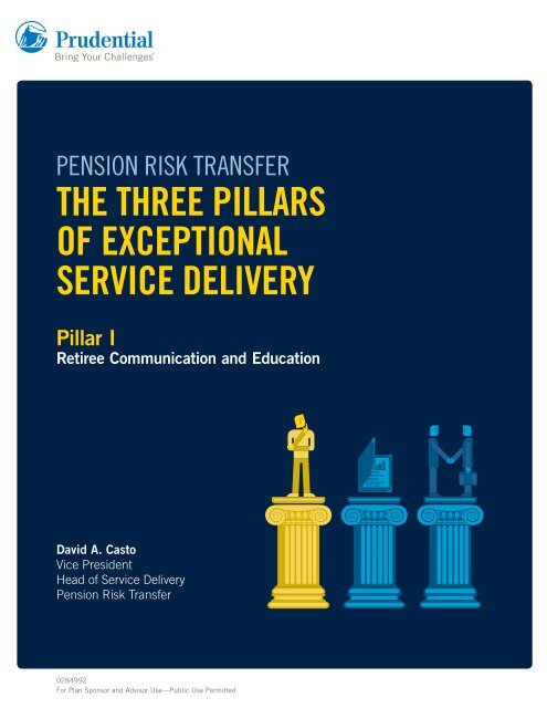 THE THREE PILLARS OF EXCEPTIONAL SERVICE DELIVERY