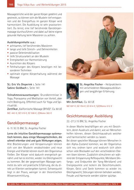 »Yoga Aus- und Weiterbildung 2015«