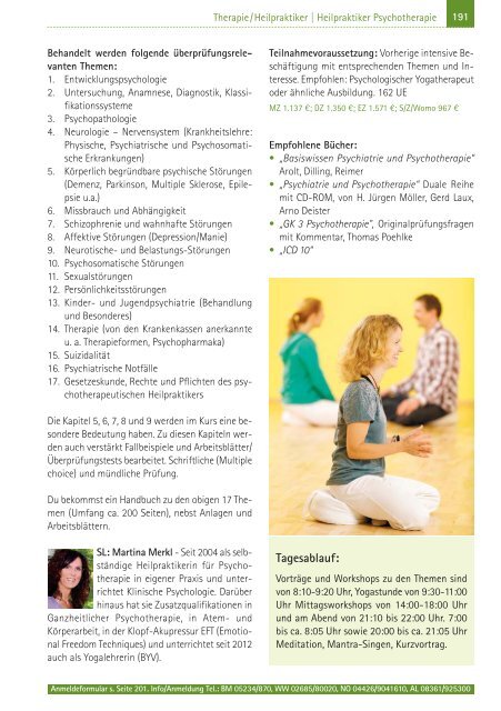 »Yoga Aus- und Weiterbildung 2015«