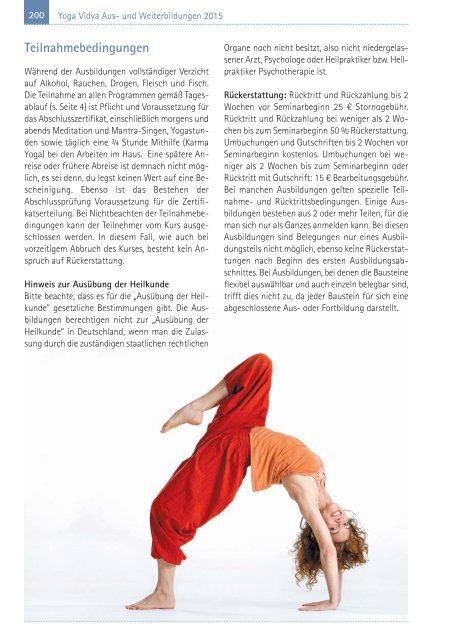 »Yoga Aus- und Weiterbildung 2015«