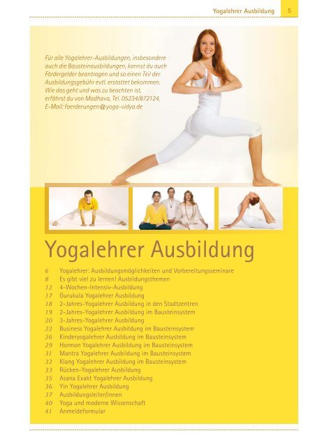 »Yoga Aus- und Weiterbildung 2015«