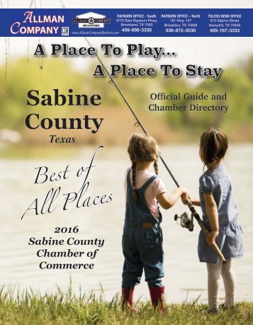 Sabine County Magazine 2016