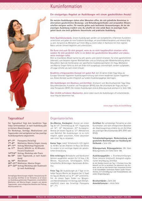 »Yoga Vidya 2014« Katalog