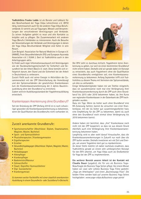 »Yoga Vidya Journal« 29/2014