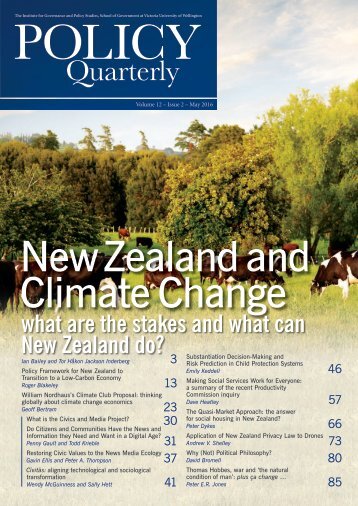 New Zealand and Climate Change