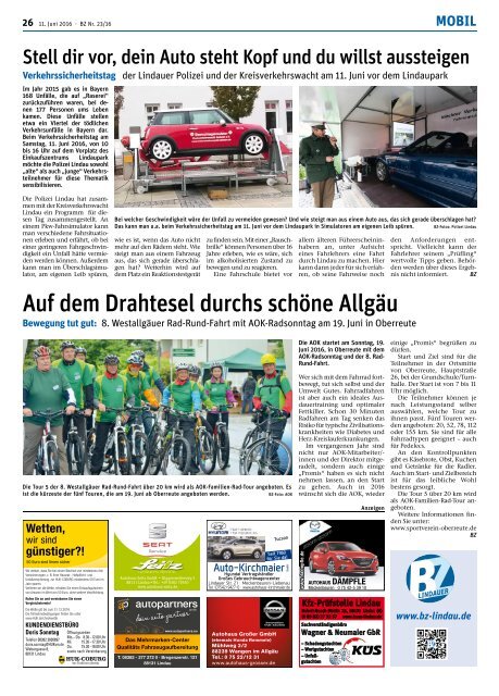 11.06.2016 Lindauer Bürgerzeitung