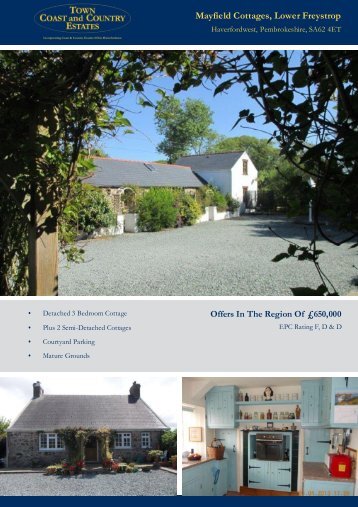 Mayfield Cottages Lower Freystrop Offers In The Region Of £650,000