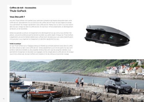 Thule Guide des produits – Accessoires et barres de toit