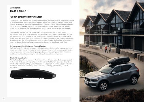 Thule Produktkatalog – Träger und Gepäckträger