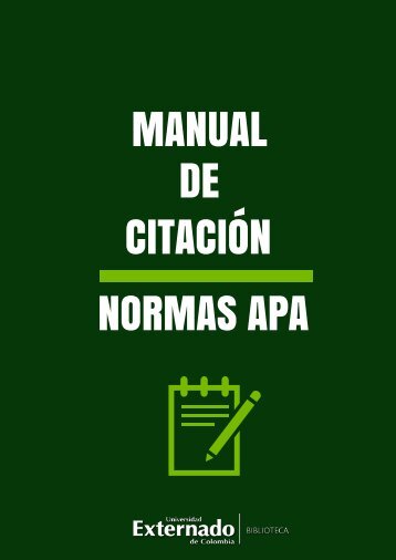 MANUAL DE CITACIÓN NORMAS APA