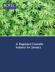 A Regulated Cannabis Industry for Jamaica