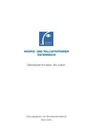 und palliativeinrichtungen - Hospiz Österreich