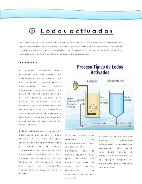 Revista tratamiento de lodos