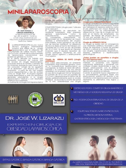 Revista Vida Saludable - 1ra Edición