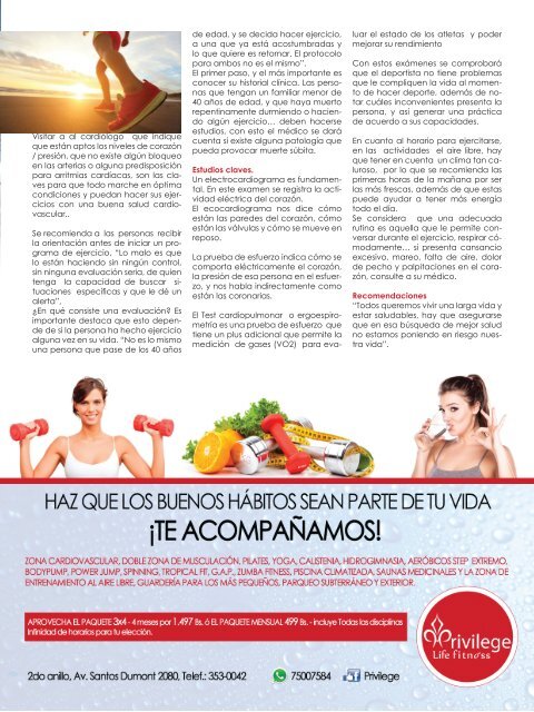 Revista Vida Saludable - 1ra Edición