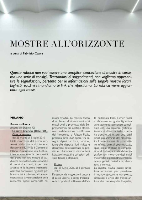 Orizzonte Magazine NÂ°6 Giugno 2016 anno 3