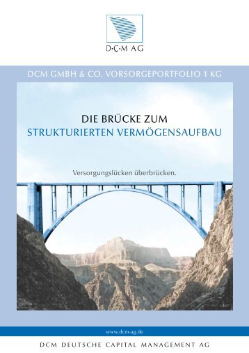 DCm gmBH & CO. vORSORgEPORTFOLIO 1 Kg - FG Finanz-Service