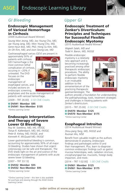 Endoscopic Learning Library