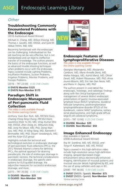 Endoscopic Learning Library