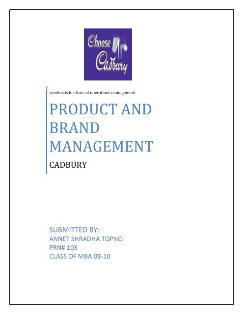 product and brand management case study