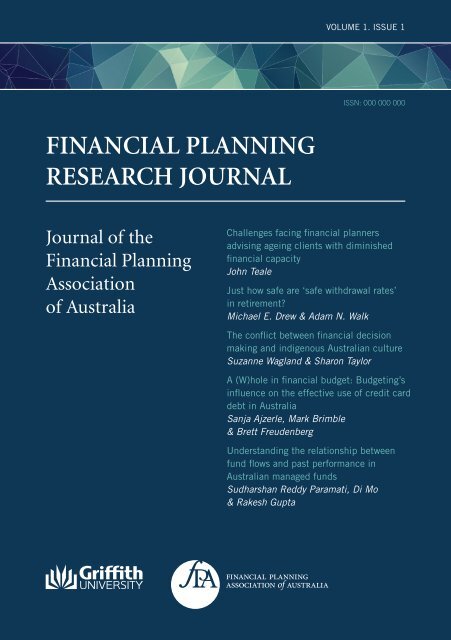 research paper on financial planning