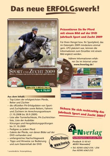 Katalog (pdf) - Trakehner Verband