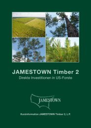 Kurzinformation JAMESTOWN Timber 2 - Dr. Theissen GmbH