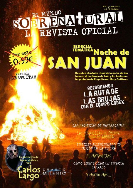 El Mundo Sobrenatural Junio 2016 - Especial Noche de San Juan